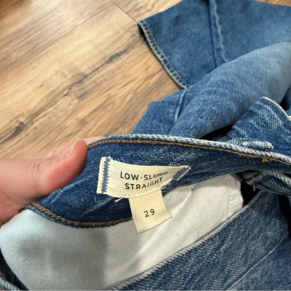 Madewell Low-Slung Straight Jeans Palmina Wash - Picture 10 of 10